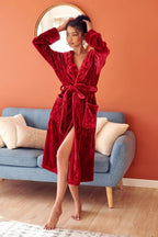 Women’s Plush Hooded Robe - Spa - Worthy Comfort at Home - Che Cose Belle