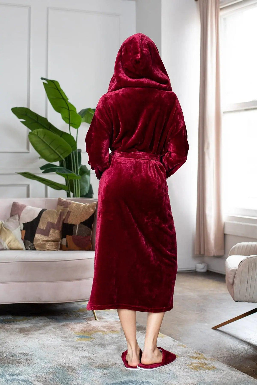 Women’s Plush Hooded Robe - Spa - Worthy Comfort at Home - Che Cose Belle