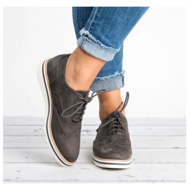 Women’s Retro British - Style Casual Shoes – Chic Everyday Sneakers - Che Cose Belle