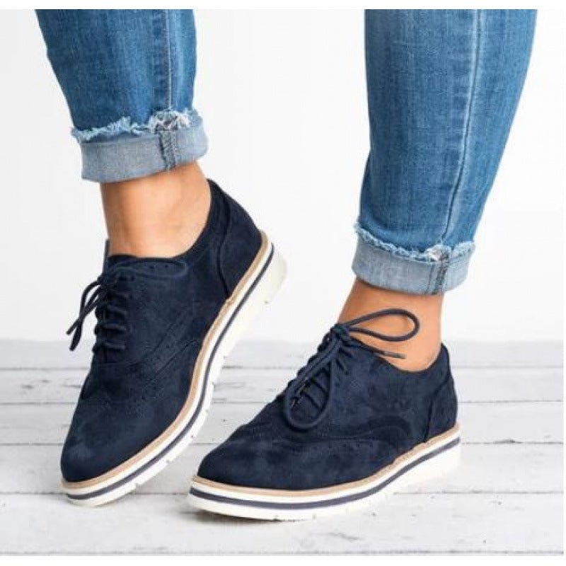 Women’s Retro British - Style Casual Shoes – Chic Everyday Sneakers - Che Cose Belle