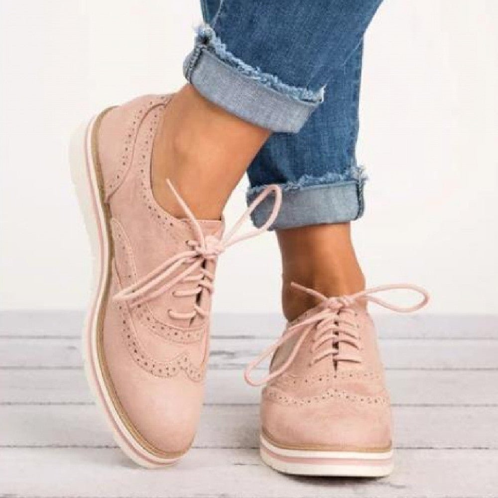 Women’s Retro British - Style Casual Shoes – Chic Everyday Sneakers - Che Cose Belle