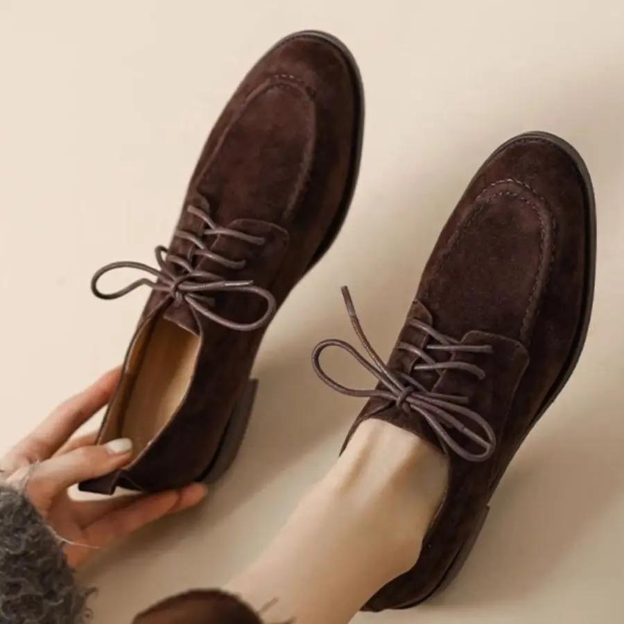 Women’s Retro Deep - Mouth Lace - Up Loafers - Che Cose Belle