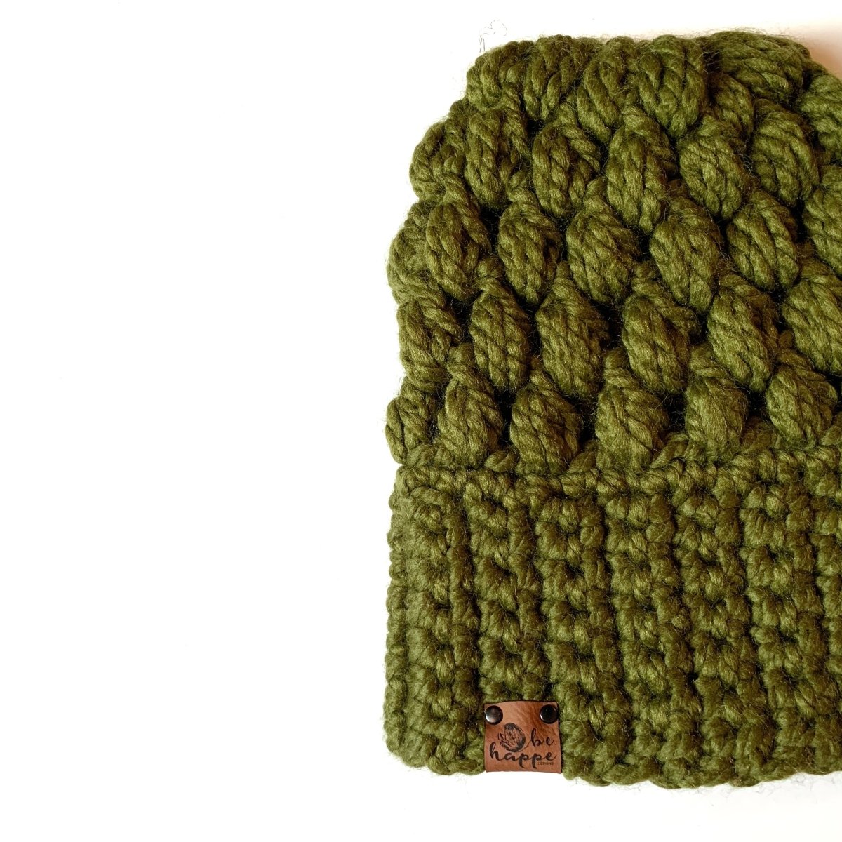 Women's Slouch Hat | Green Slouchy Beanie