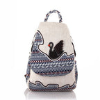 Women's Style Fresh Swan Woven Three - dimensional Double Bags - Che Cose Belle