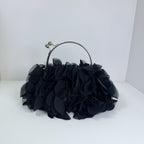Womens Three-Dimensional Lace Casual Handbag - Che Cose Belle
