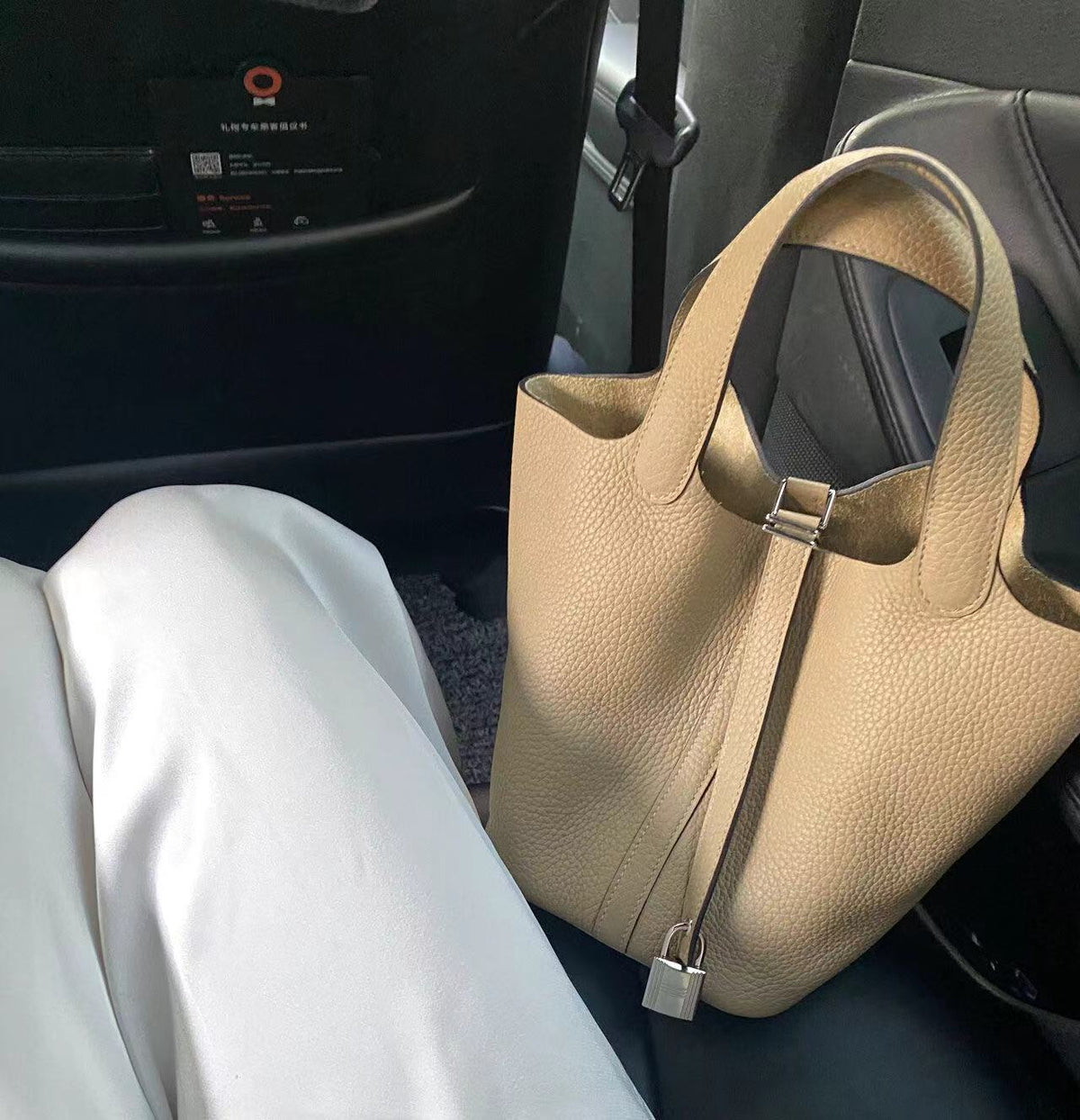 Women's Top Layer Cowhide Leather Portable Vegetable Handbags - Che Cose Belle