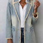 Women's Vintage American-Style Loose Denim Jacket - Che Cose Belle
