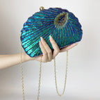 Women's Vintage Beaded One-shoulder Crossbody Chain Handbag - Che Cose Belle