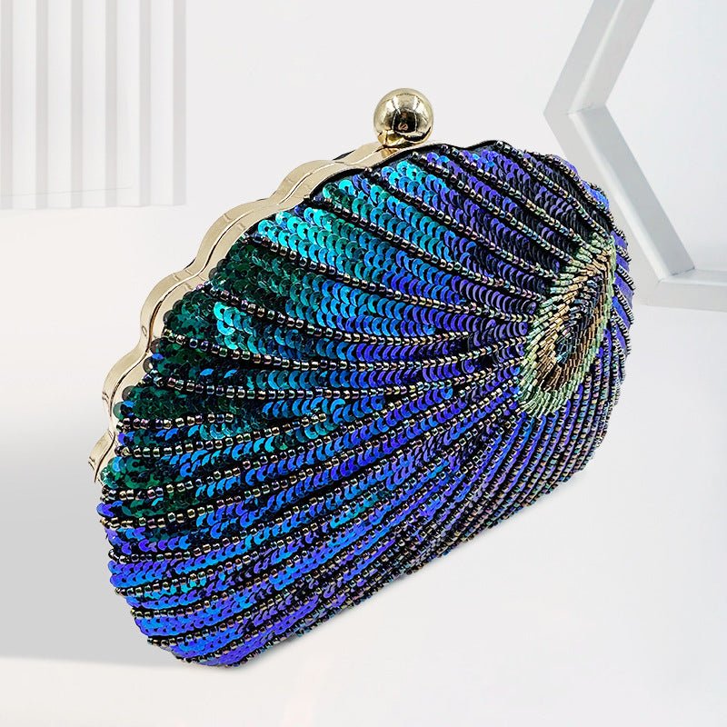 Women's Vintage Beaded One-shoulder Crossbody Chain Handbag - Che Cose Belle