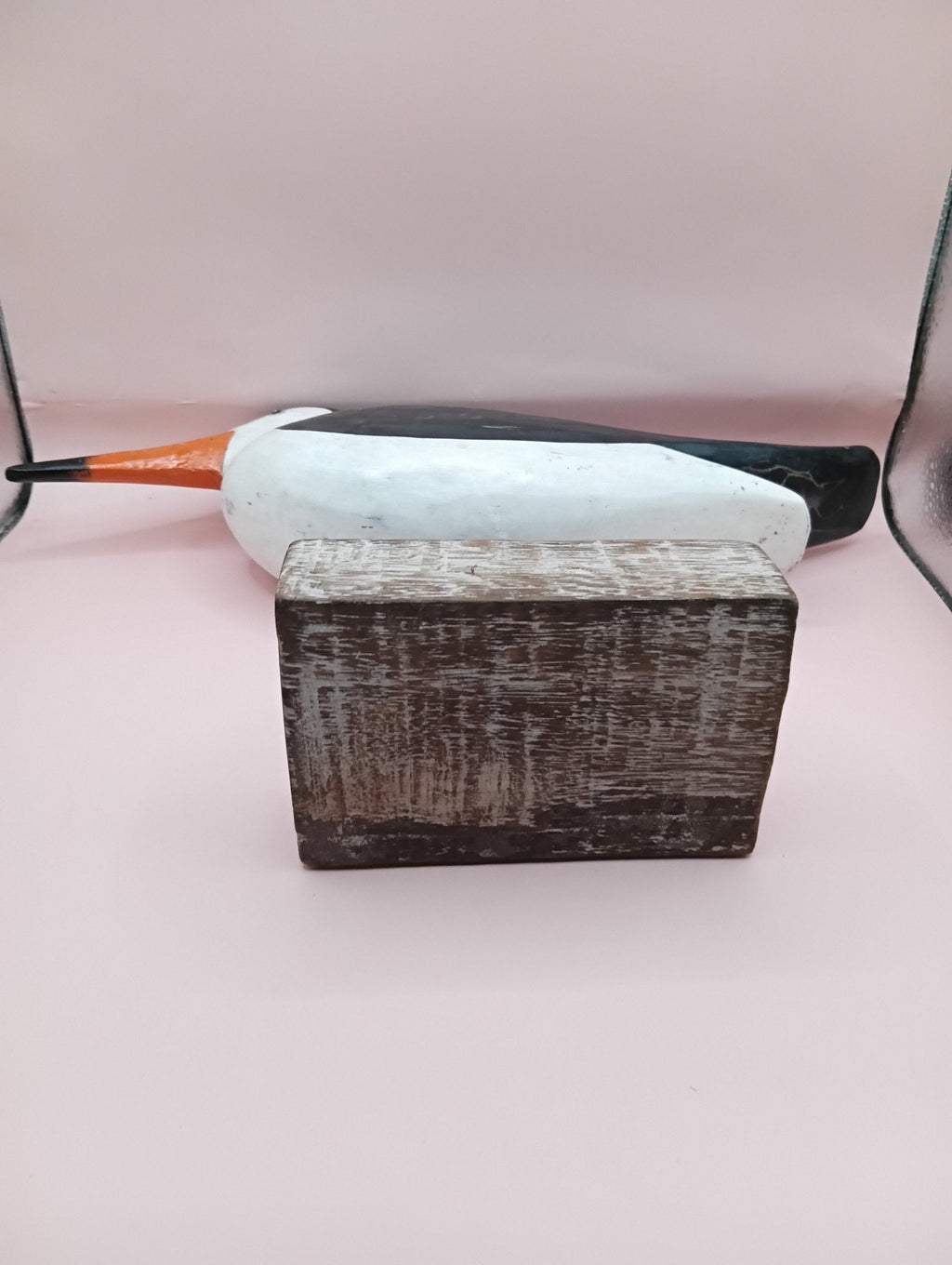 Wood Skimmer Bird Sculpture – Coastal Decor Accent - Che Cose Belle