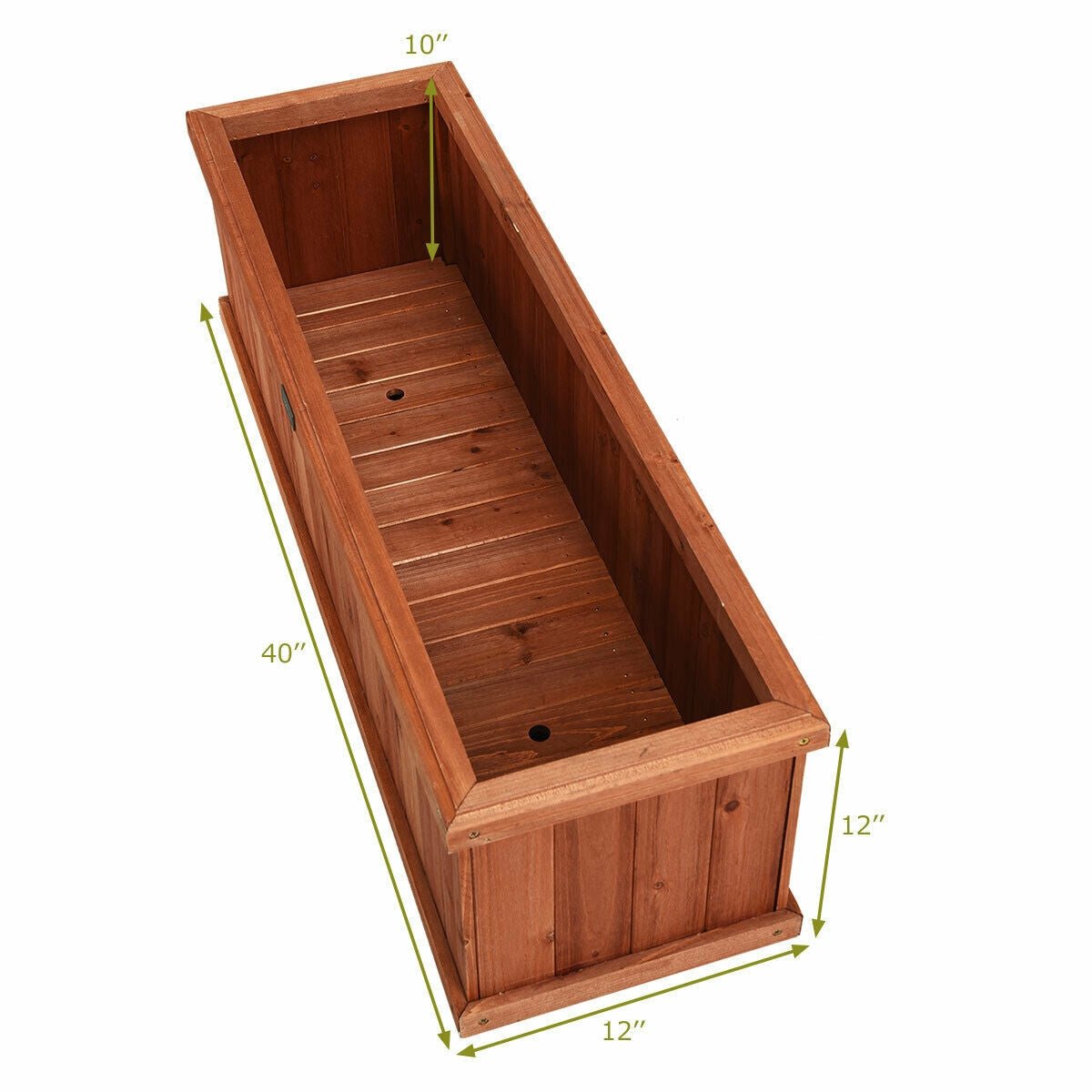 Wooden Decorative Planter Box for Garden Yard and Window - Che Cose Belle