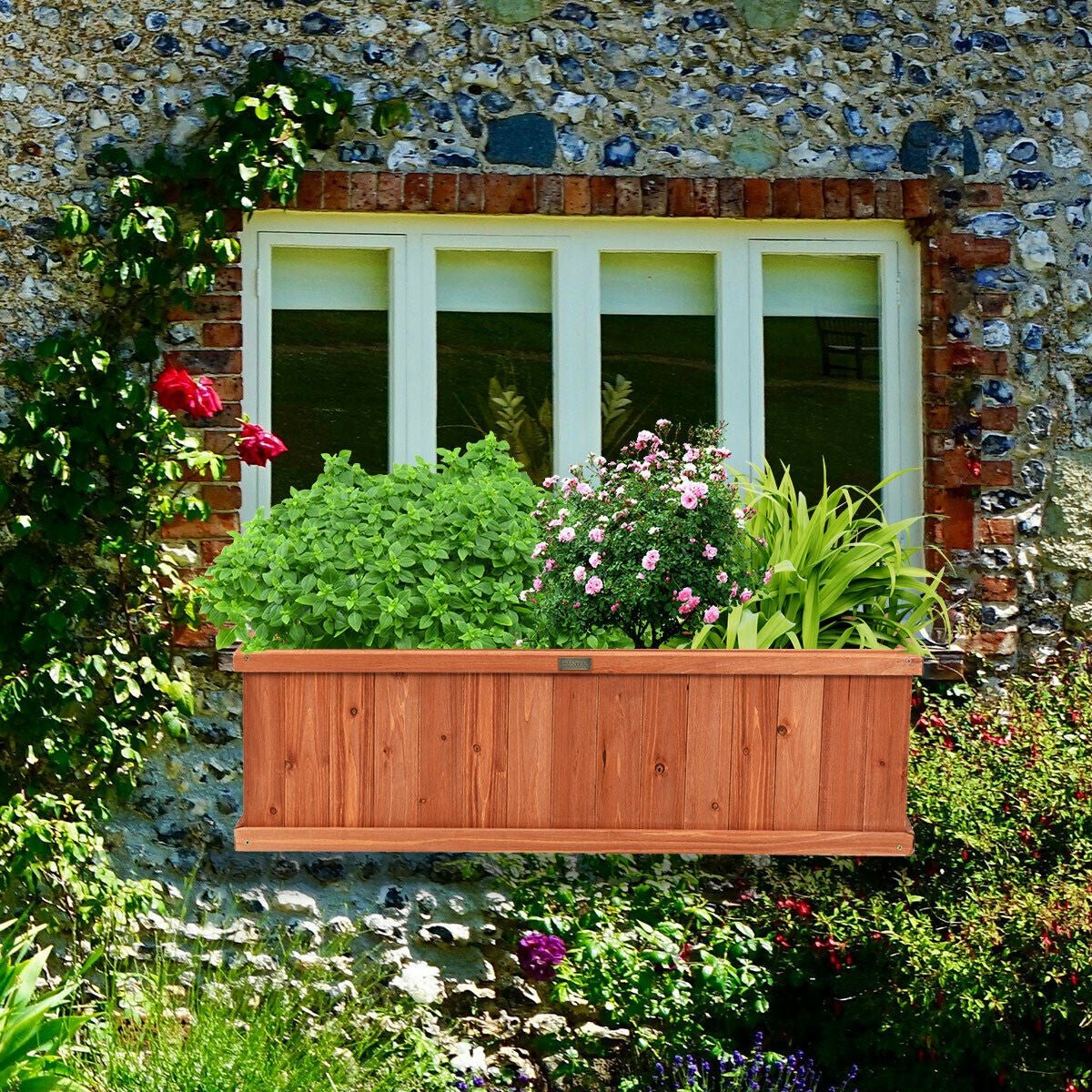 Wooden Decorative Planter Box for Garden Yard and Window - Che Cose Belle
