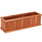 Wooden Decorative Planter Box for Garden Yard and Window - Che Cose Belle