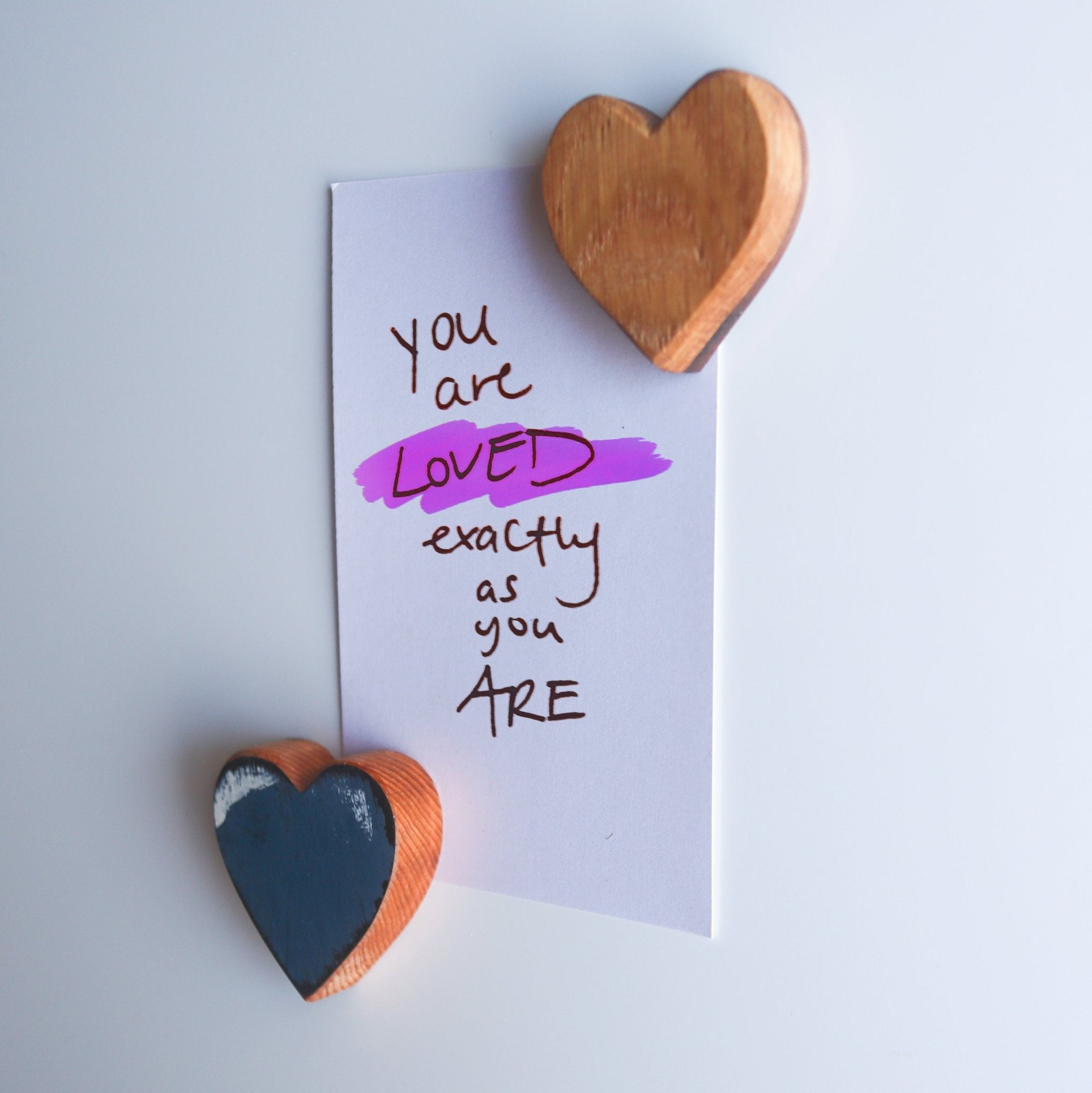 Wooden Heart Magnets - Che Cose Belle