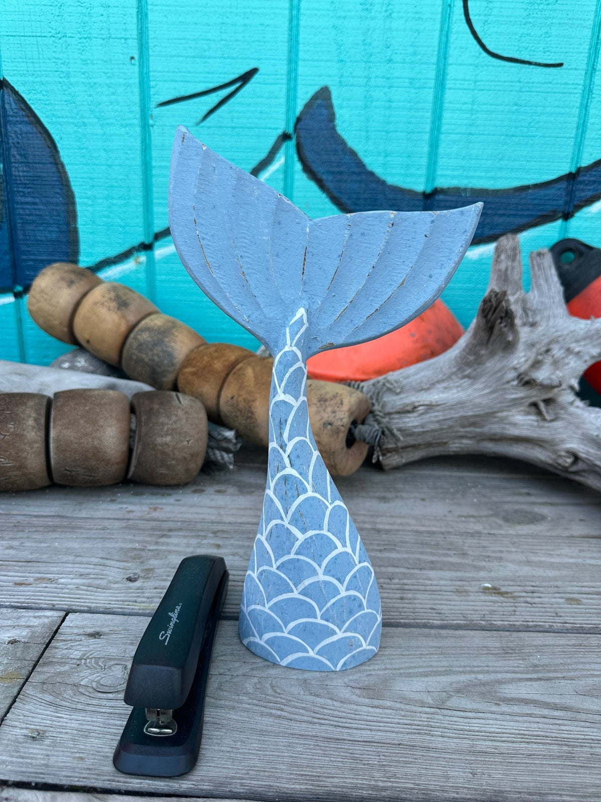 Wooden Mermaid Whale Tails - Che Cose Belle