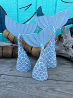 Wooden Mermaid Whale Tails - Che Cose Belle