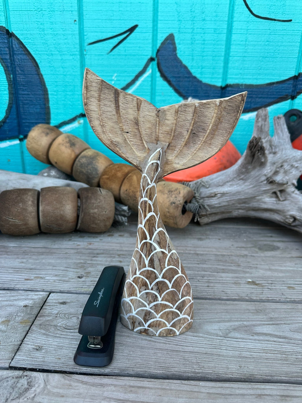 Wooden Mermaid Whale Tails - Che Cose Belle