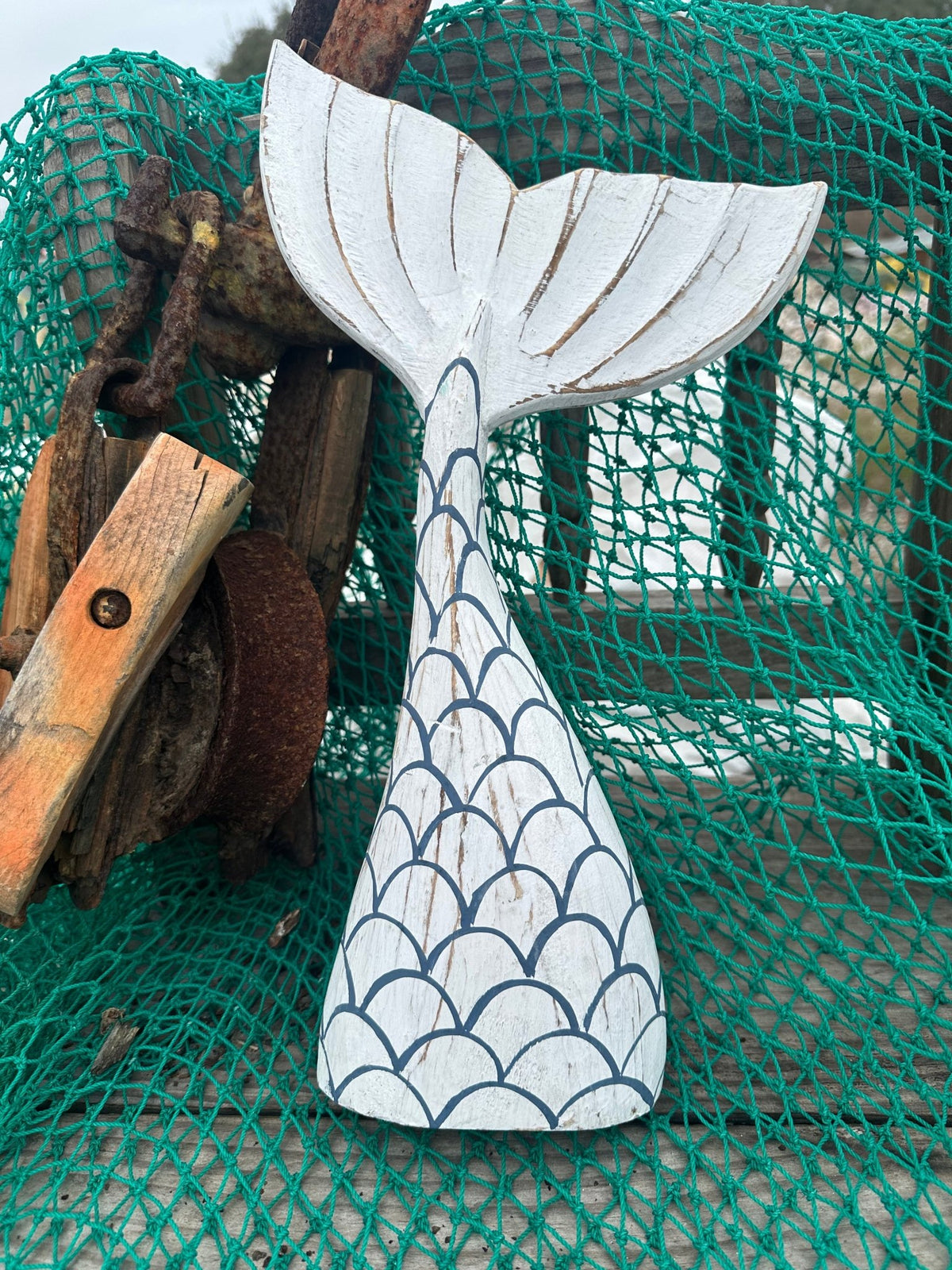 Wooden Mermaid Whale Tails - Che Cose Belle