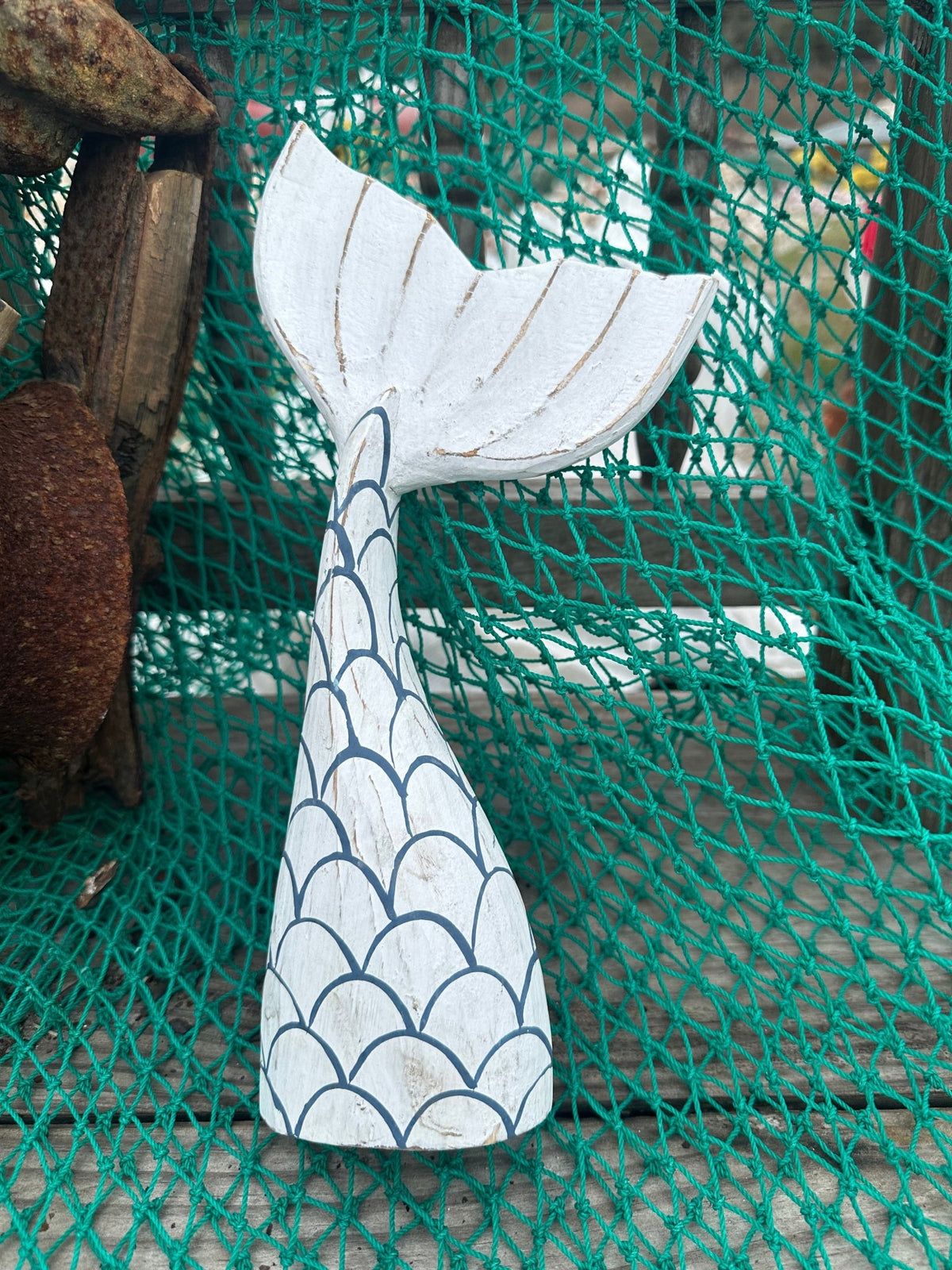 Wooden Mermaid Whale Tails - Che Cose Belle
