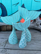 Wooden Mermaid Whale Tails - Che Cose Belle