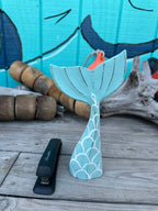 Wooden Mermaid Whale Tails - Che Cose Belle