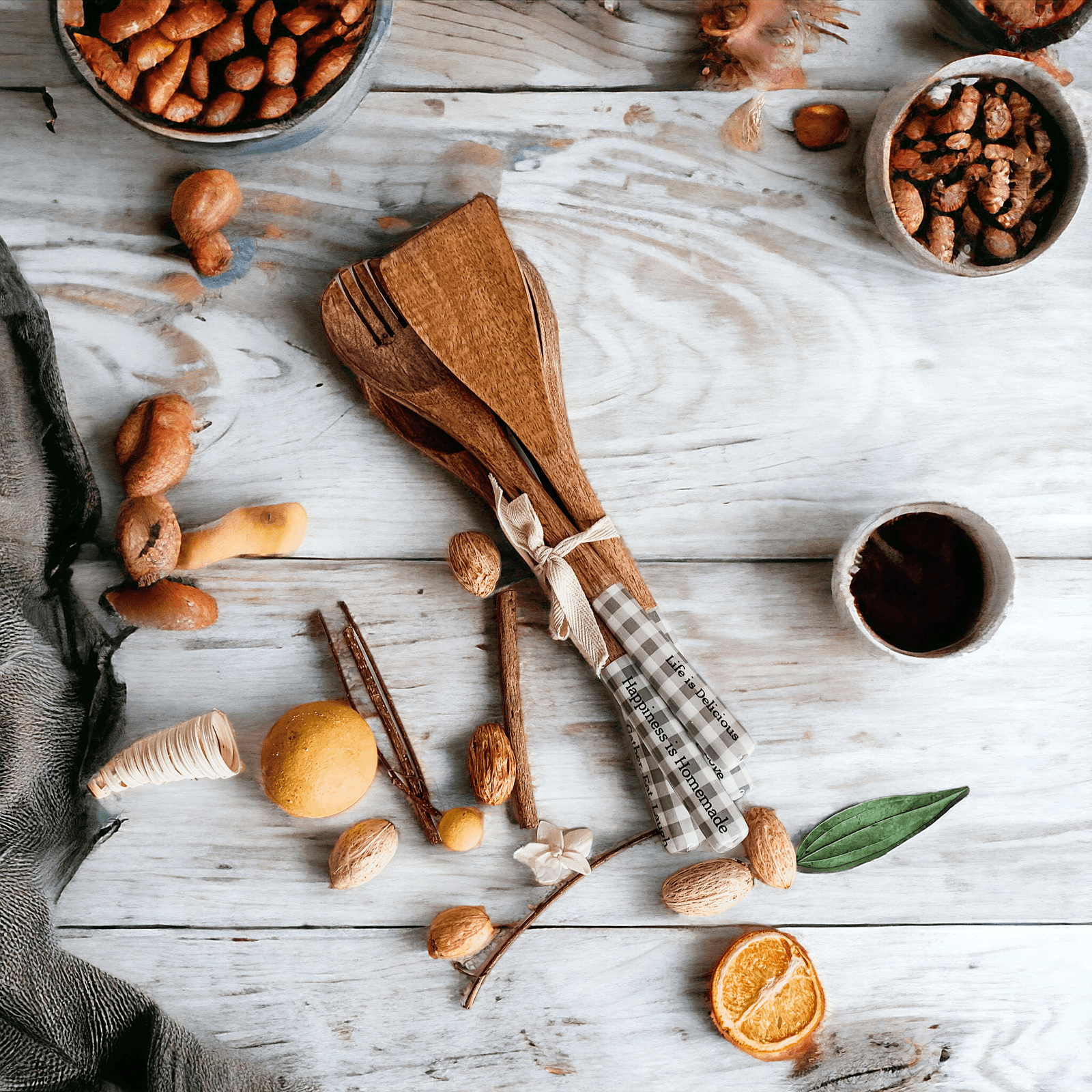 Wooden Serving Utensils - Che Cose Belle
