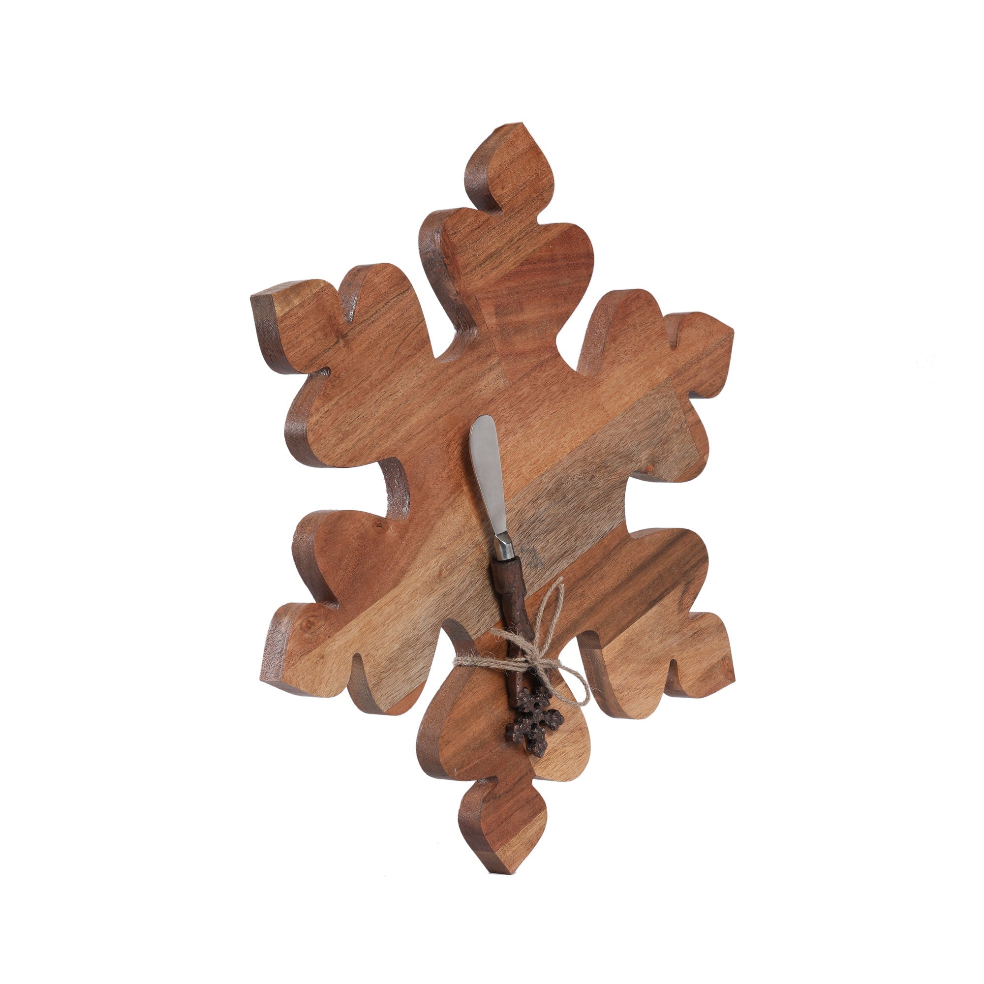Wooden Snowflake Server with Spreader - Che Cose Belle