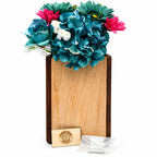 Wooden Wall Hanging | Flowers Included | Raising Grain Wood Works - Che Cose Belle