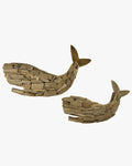 Wooden Whale Wall Art - Che Cose Belle