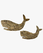 Wooden Whale Wall Art - Che Cose Belle
