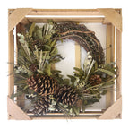 Woodland Pinecone Half Wreath - Che Cose Belle