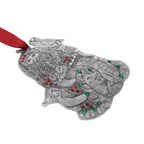 Woodland Santa Ornament (Aluminum) - Che Cose Belle