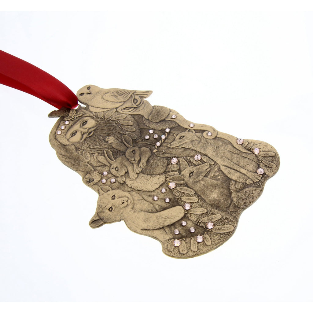 Woodland Santa Ornament (Bronze) - Che Cose Belle