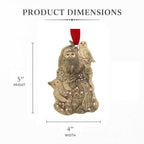 Woodland Santa Ornament (Bronze) - Che Cose Belle