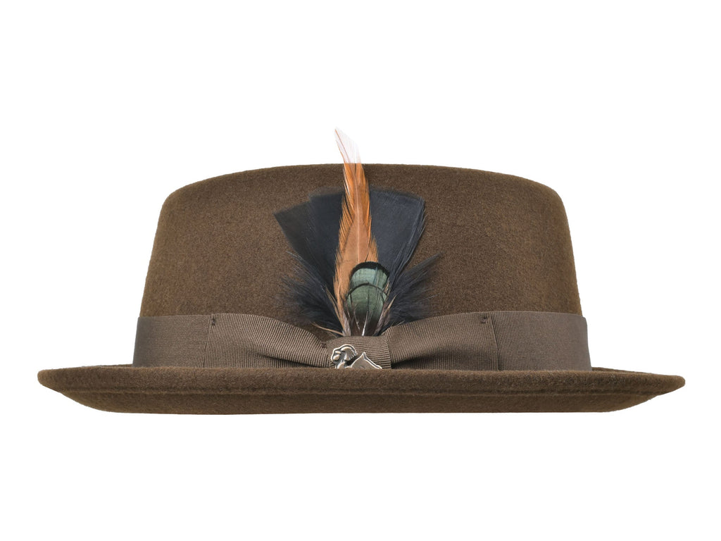Wool Felt Classic Hat Pork Pie Stingy - Che Cose Belle