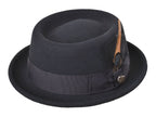 Wool Felt Classic Hat Pork Pie Stingy - Che Cose Belle