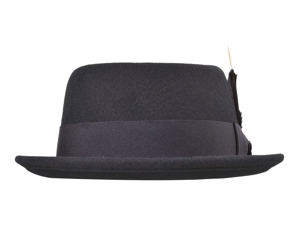 Wool Felt Classic Hat Pork Pie Stingy - Che Cose Belle