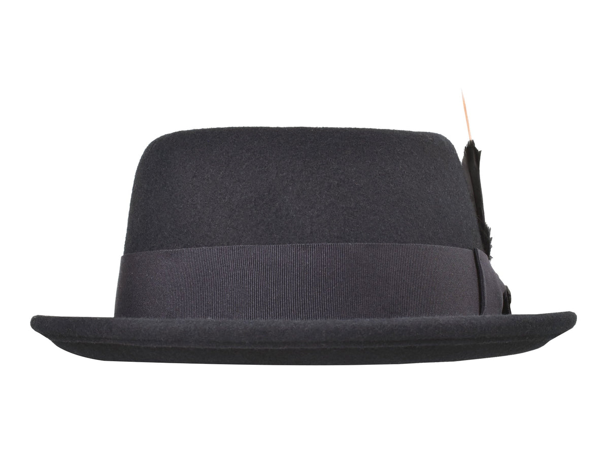 Wool Felt Classic Hat Pork Pie Stingy - Che Cose Belle