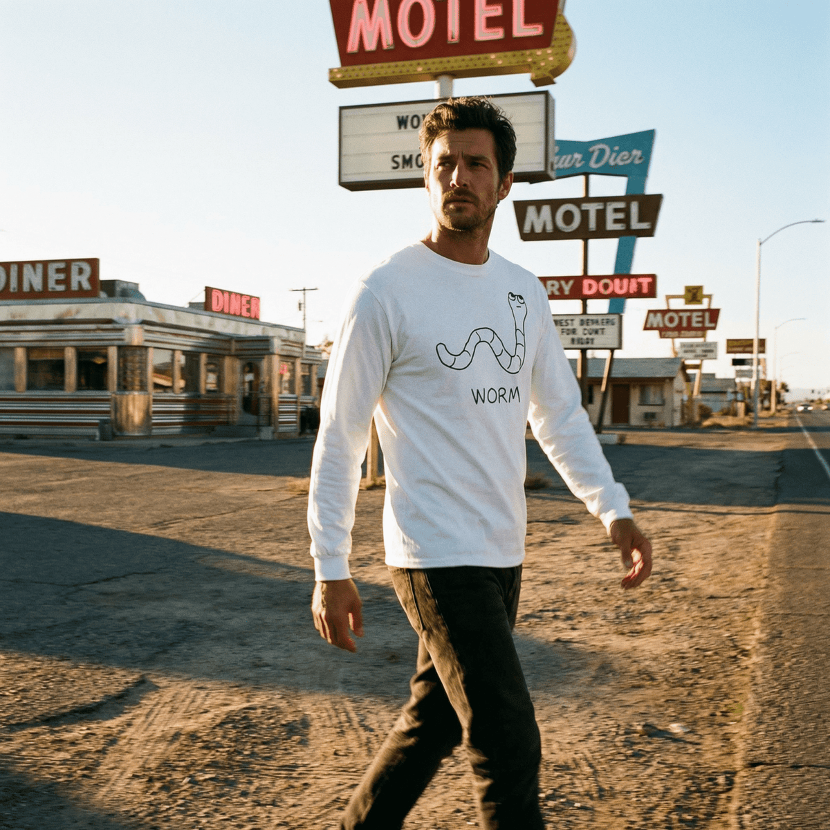 Worm - Long Sleeve Tee - Che Cose Belle