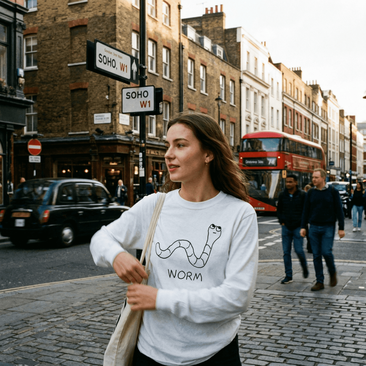 Worm - Long Sleeve Tee - Che Cose Belle