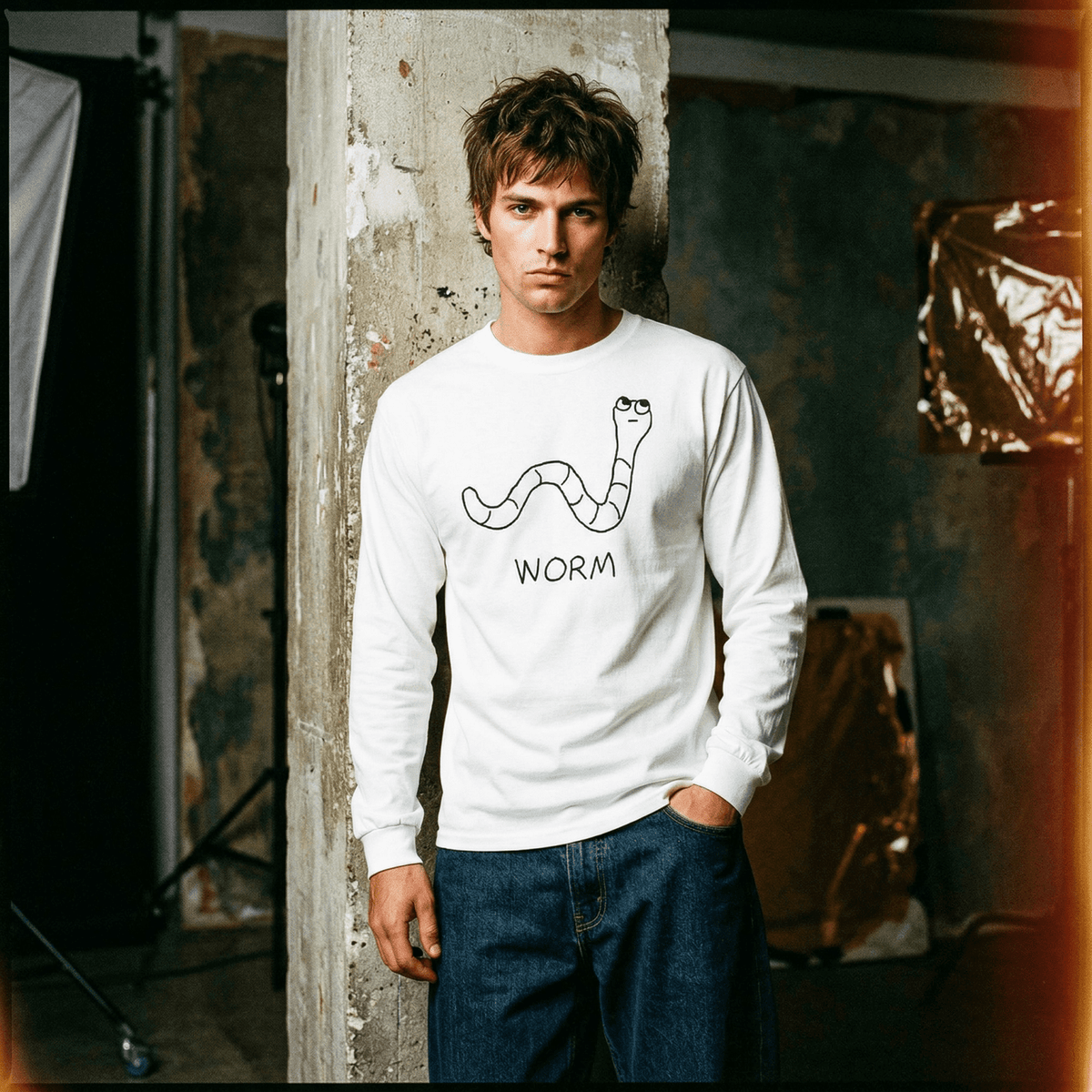 Worm - Long Sleeve Tee - Che Cose Belle