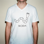Worm - V-neck Tee