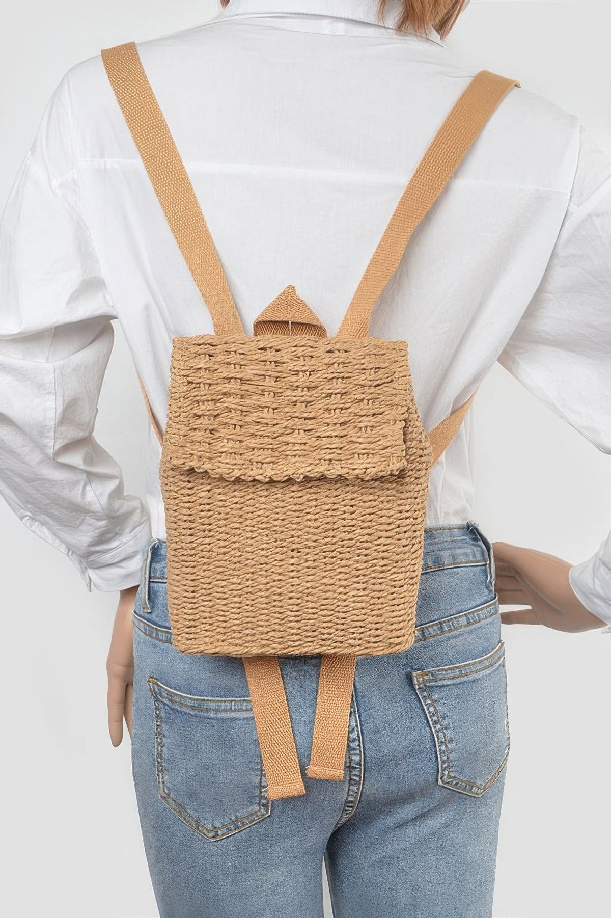 Woven Cotton Mini Backpack - Che Cose Belle