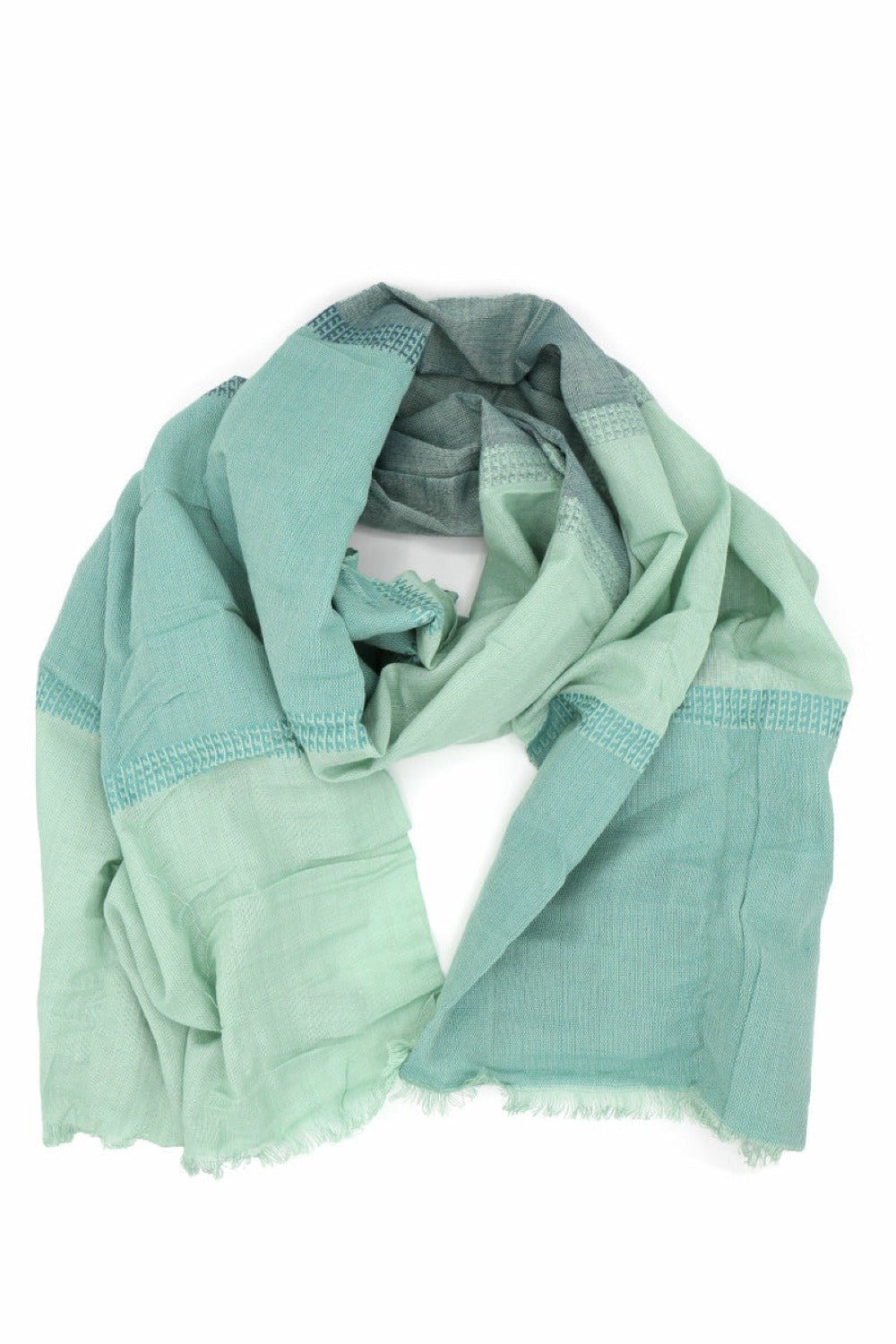 Woven Ocean Block Scarf - Che Cose Belle