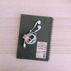 WOVEN suede leather cord organizer - set of 3 - Che Cose Belle