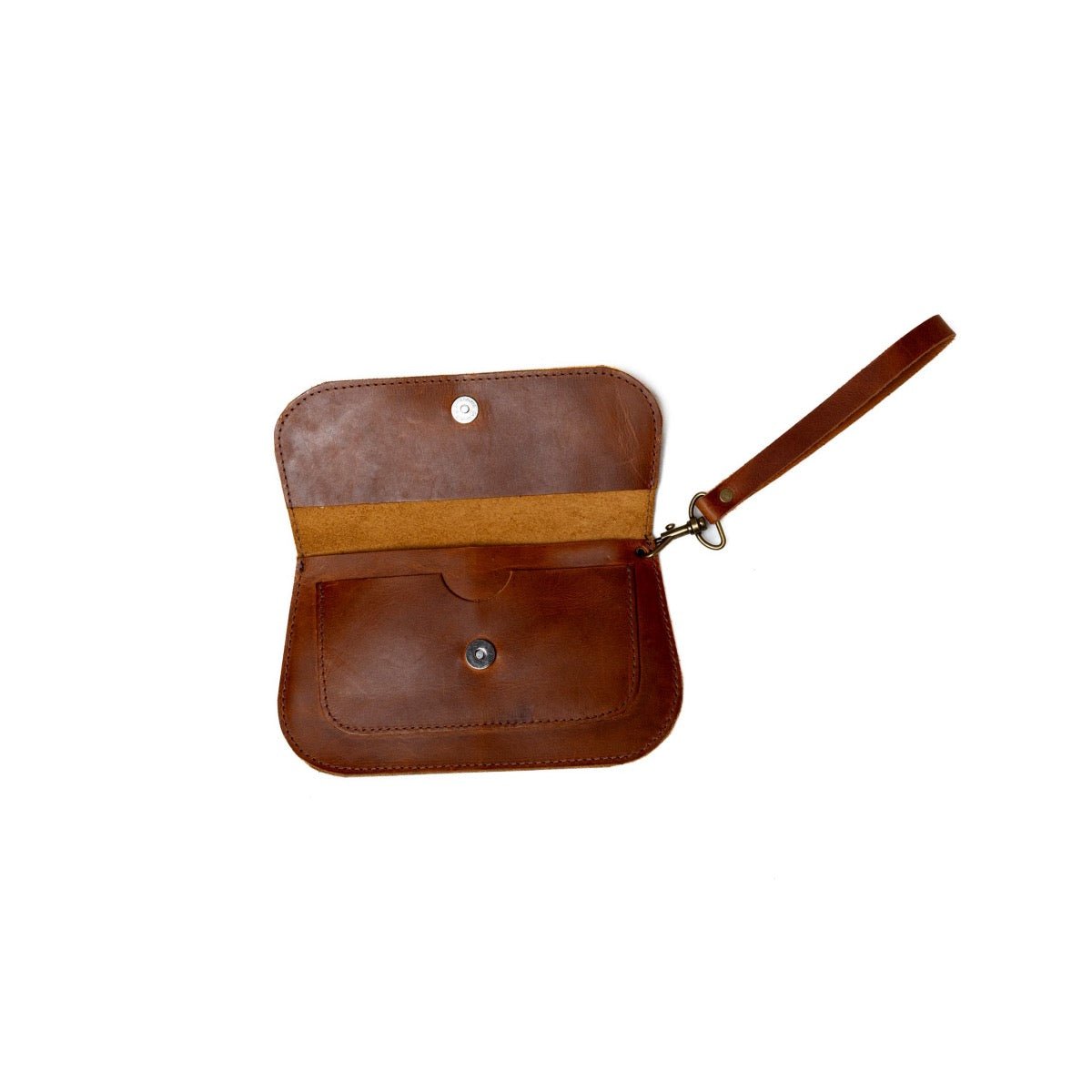 Wristlet Wallet in Cognac - Che Cose Belle