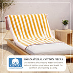 Oversized Striped Border Cabana Beach Towel - Santa Cruz