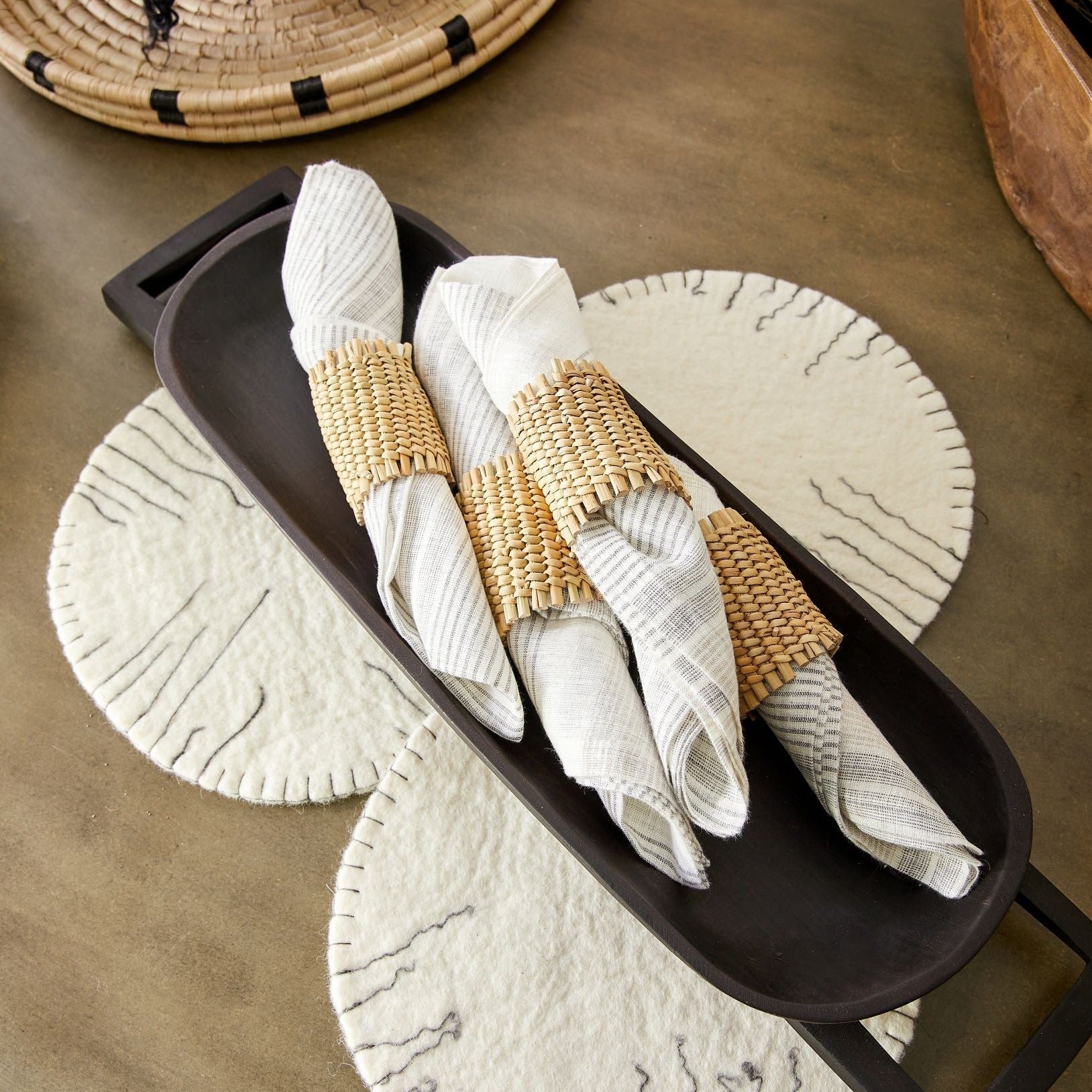 Xhosa Napkin Holders - Set of 4 - Che Cose Belle