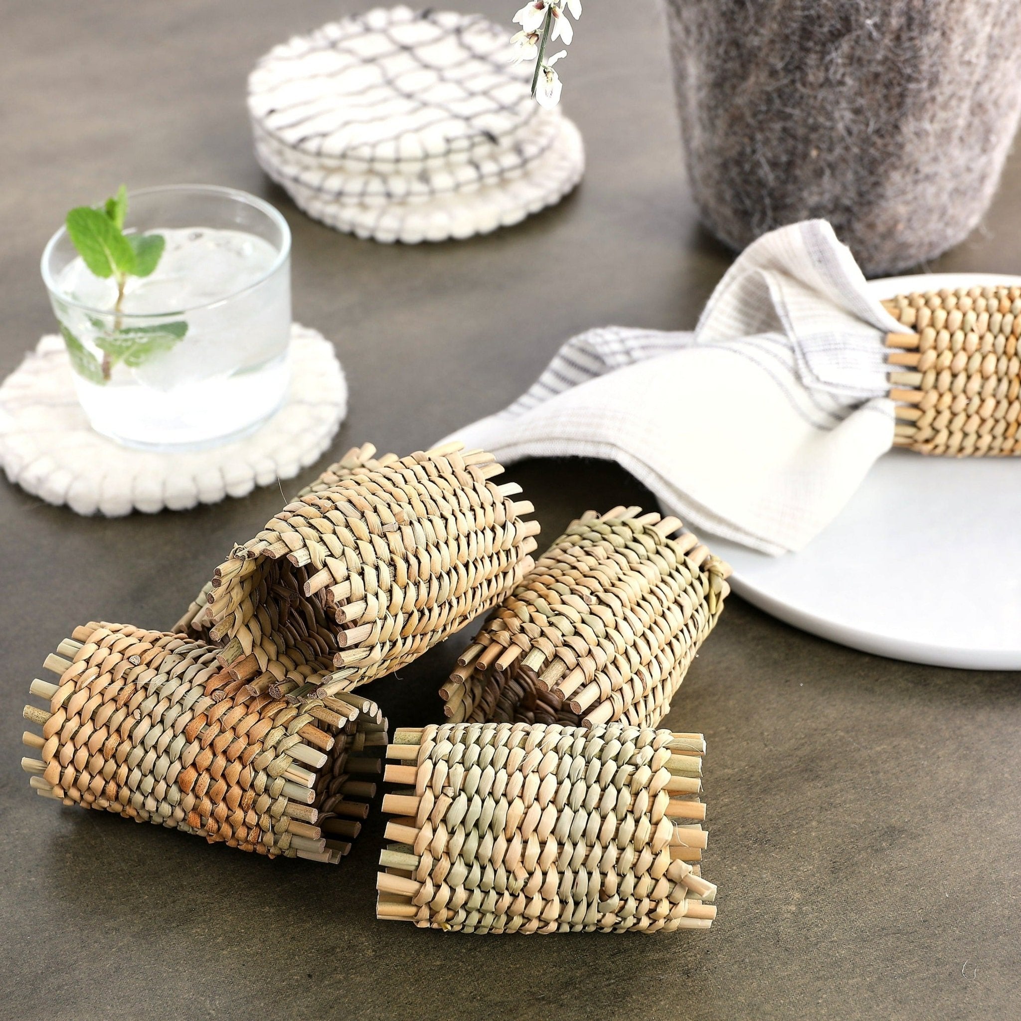 Xhosa Napkin Holders - Set of 4 - Che Cose Belle