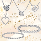 XO Tennis Bracelet with Round Cut White Diamond Cubic Zirconia Stones - Che Cose Belle